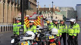 Emergency services on scene of an incident in Westminster