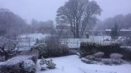 Snow in Sheffield South Yorkshire