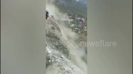 landslide in northern India.