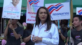 Thailand's first transgender PM candidate rallies support ahead of elections
