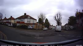 Cyclist Overtaking Funny Moment