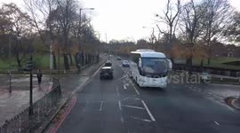 Time lapse journey past Kew Gardens