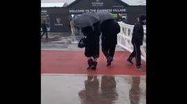 Storm Gareth strikes this year's Cheltenham Festival with miserable conditions