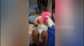 Two-year-old miraculously survives fall from third-storey floor in India
