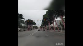 Preparation for the spring day in Tirana