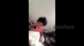 Grumpy toddler can't stay awake