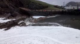 Storm Gareth hits North Devon coast