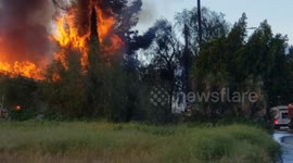 Home destroyed in rialto house fire