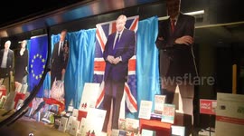 Waterstones Bookshop In Piccadilly Has A Book Display Based On Brexit