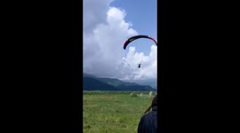 Nepal paragliding with Jimmy dar