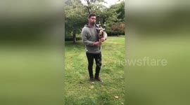 Christchurch man's 'Amazing Grace' bagpipe tribute to mosque shooting victims