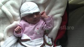 Baby sleeping (19 days old)