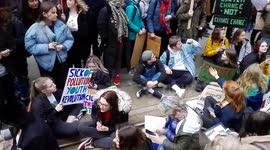 Climate protest strike from School students