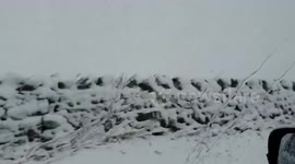 Snow in North Northumberland