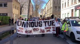 Demonstration against police violence in Lyon