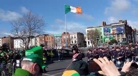 Dublin Fire brigade at St.Patrick's Parade 2019