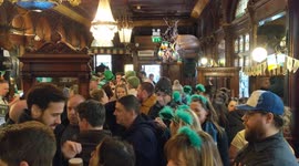 Inside traditional Irish Pub