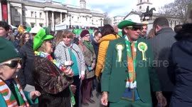 St Patrick's Festival in Trafalgar Square - dancers