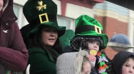 Even Storm Hannah couldn't stop the Birmingham St Patrick's Parade