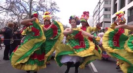 St.Patrick's Day Parade in London, 2019