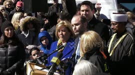 Anti Semitism Rally in Asphalt Green, Upper East Side, New York