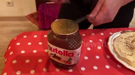 Drumming on a Nutella Pot