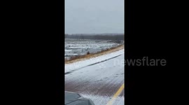 Nebraska bridge washes away in severe flooding