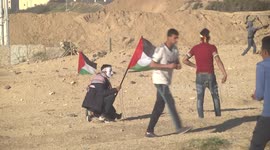 At least 16 injured in Gaza clashes with Israeli military