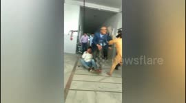 Teacher beats two students in India