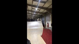 Crazies BMX stunt Ever! Backflip bounce to frontflip