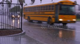 Heavy rain hits southern California