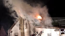 3rd Alarm House fire Coal Township, Pa