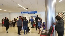 Soccer team Club América with fans at lax