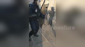 French police in riot gear called to settle yellow vest protest