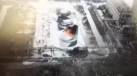 Aftermath drone video of Jiangsu chemical factory explosion