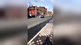 Hit-and-run car thief drives very dangerously through downtown Ottawa