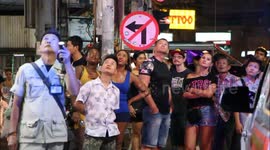 Python on electricity post sparks panic in Thai red light district