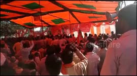 Many injured when stage collapses at Indian political meeting