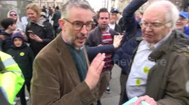 Actor Steve Coogan joins hundreds of thousands at People's Vote rally in London