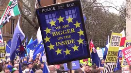 Hundreds thousands people joined People's Vote March in London 2019