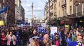People’s vote march streams down Whitehall