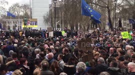 Caroline Lucas speaks passionately at the People’s vote rally in London