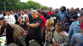 New Zealanders hold 'largest' haka tribute for Christchurch shooting victims
