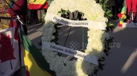 Vigil in Toronto, Canada for victims of Max 8 Ethiopian airlines plane crash