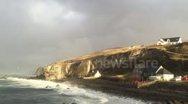 Wind and waves on the Isle of Skye