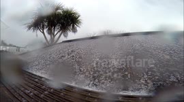 Hail in Cornwall