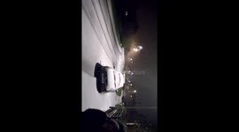 Heavy Snow Covers Road - Littleborough, England