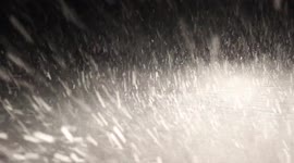 Blowing Snow On Beach At Night - N. Ireland - Jan 13th 2015