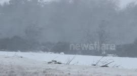 N. Ireland Blizzard/Blowing Snow! - Jan 14th 2015
