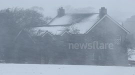 N. Ireland Blizzard/Blowing Snow & Country House - Jan 14th 2015